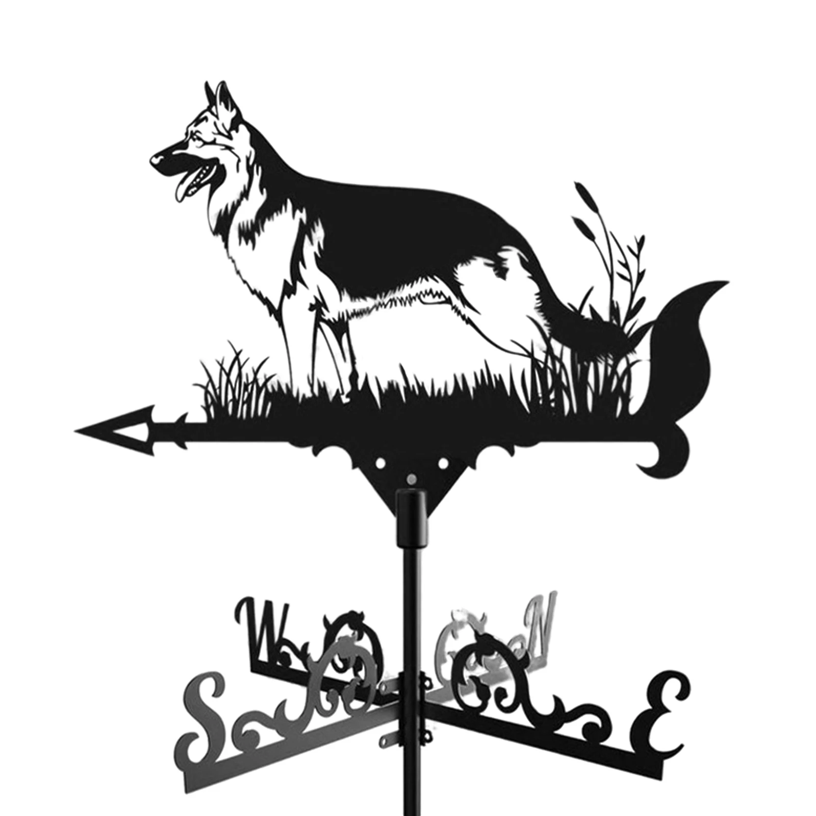 

Weather Vane Roof Mount Stainless Steel Animal Pattern Outdoor Weathervane