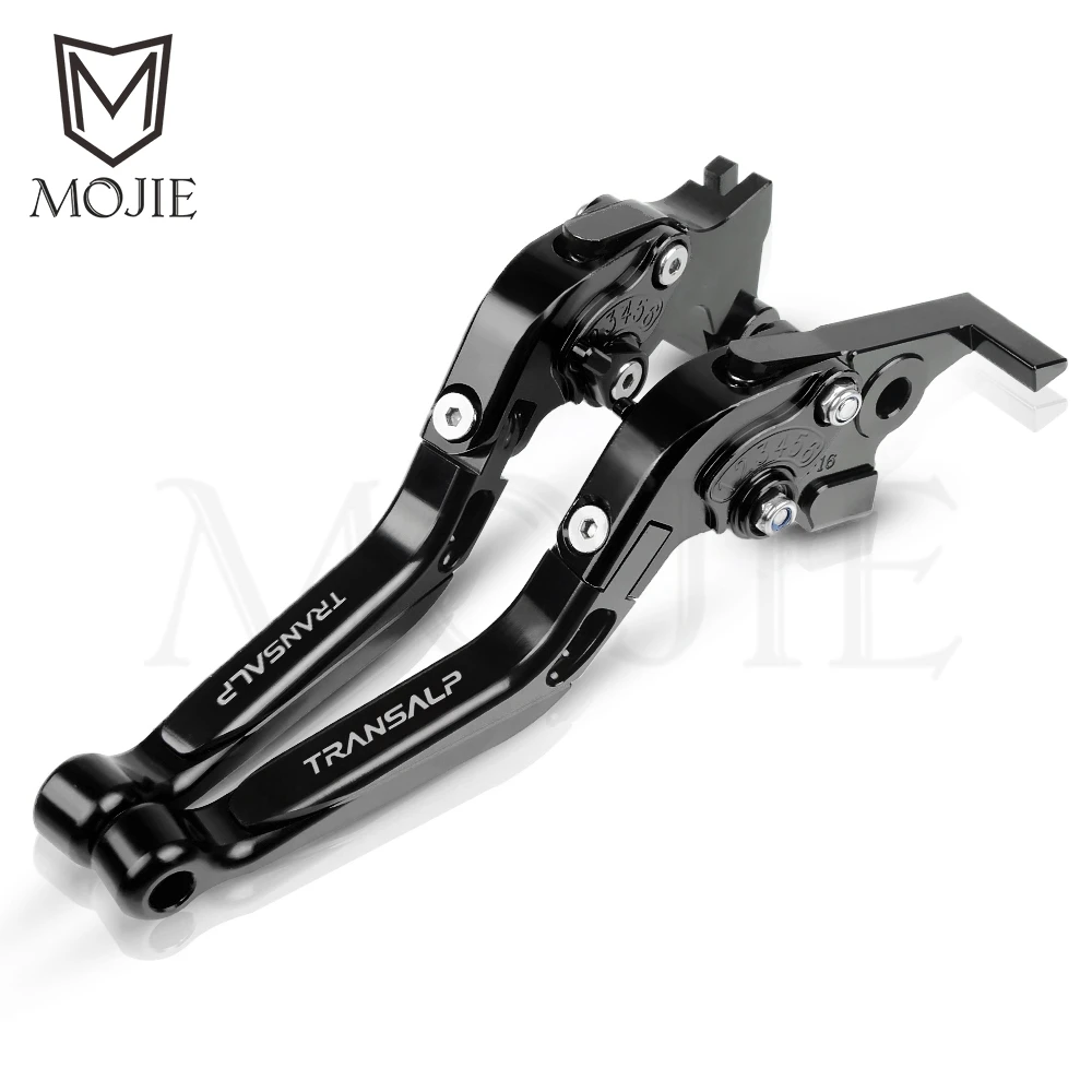 Black Для Honda TRANSALP 600 VH/VJ VK/VL VM/VN VP/VR/VS TRANSALP600 Мотоцикл с ЧПУ Регулируемые Складные Выдвижные Тормозные Рычаги Сцепления - Цвет: Black