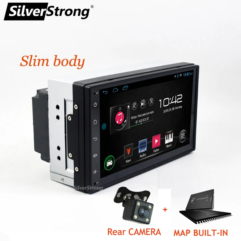 2DIN автомобильный 7 ''IPS GPS Android9.0 Универсальный 2Din Lada Granta DVD 2 DIN универсальный