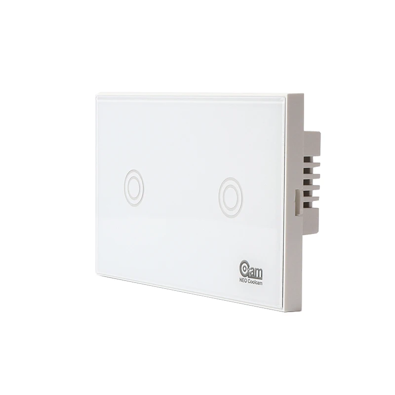 NEO Coolcam умный дом Z Wave Plus 2CH нам светильник коммутатор совместим с wave 300 series и 500