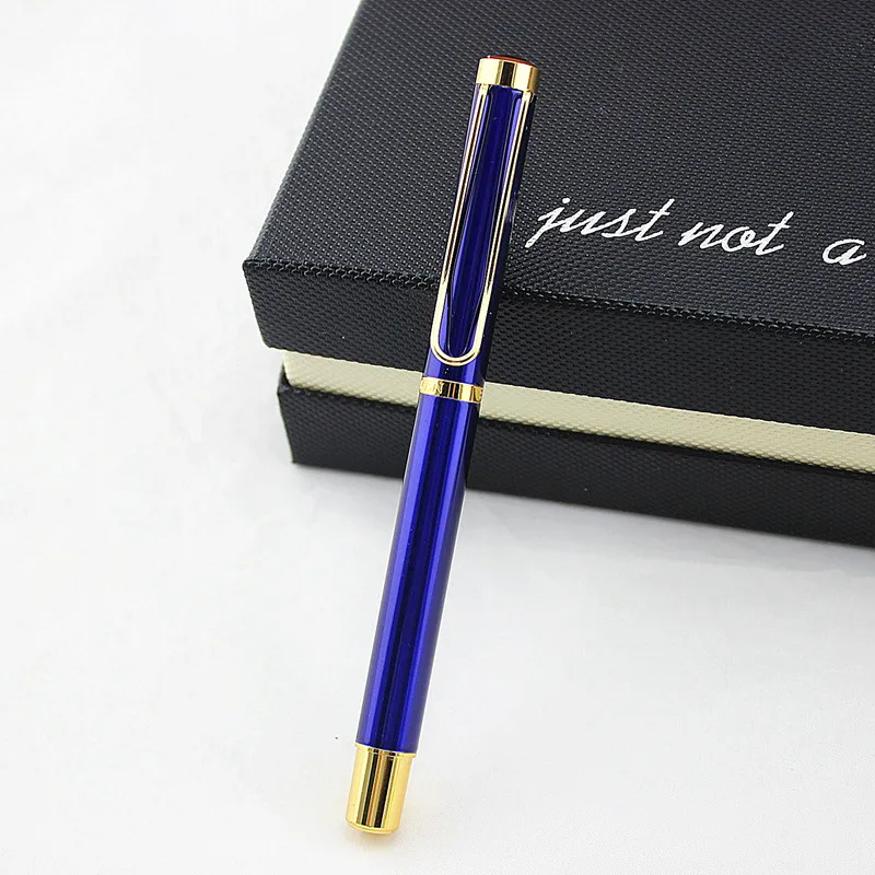

DIKA WEN 8010 classic copper metal Gel pen Refills Learn office school stationery Gift luxury pen hotel business Writing pen