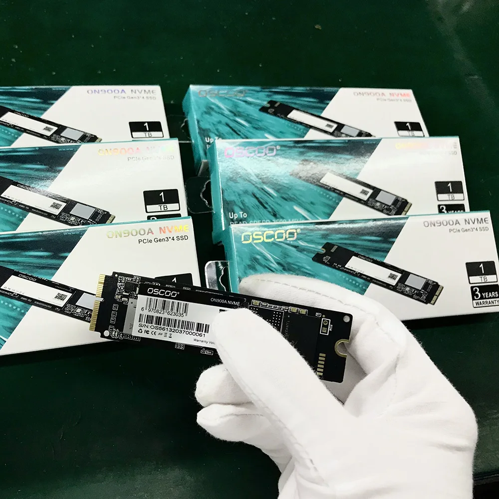 Твердотельный накопитель OSCOO 256 ГБ 512 1 ТБ NVME SSD PCIE жесткий диск для Macbook A1369 A1465 A1466