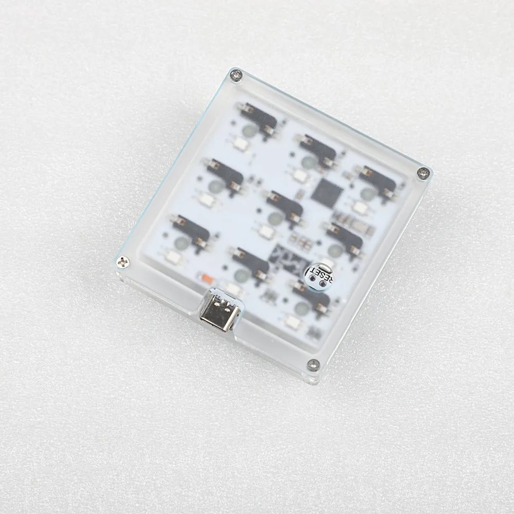 9 клавиш YMDK RGB QMK Hotswap поддержка макросъемки функция типа C MX переключатели механическая клавиатура Numpad для игр фотошоп