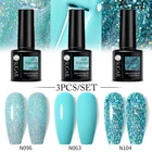 UR SUGAR 7,5 мл набор гель-лаков серии Blue, блестящий термальный Полупостоянный гель UV Vernis светодиодный Гель-лак, отмачиваемый Гель-лак для нейл-арта