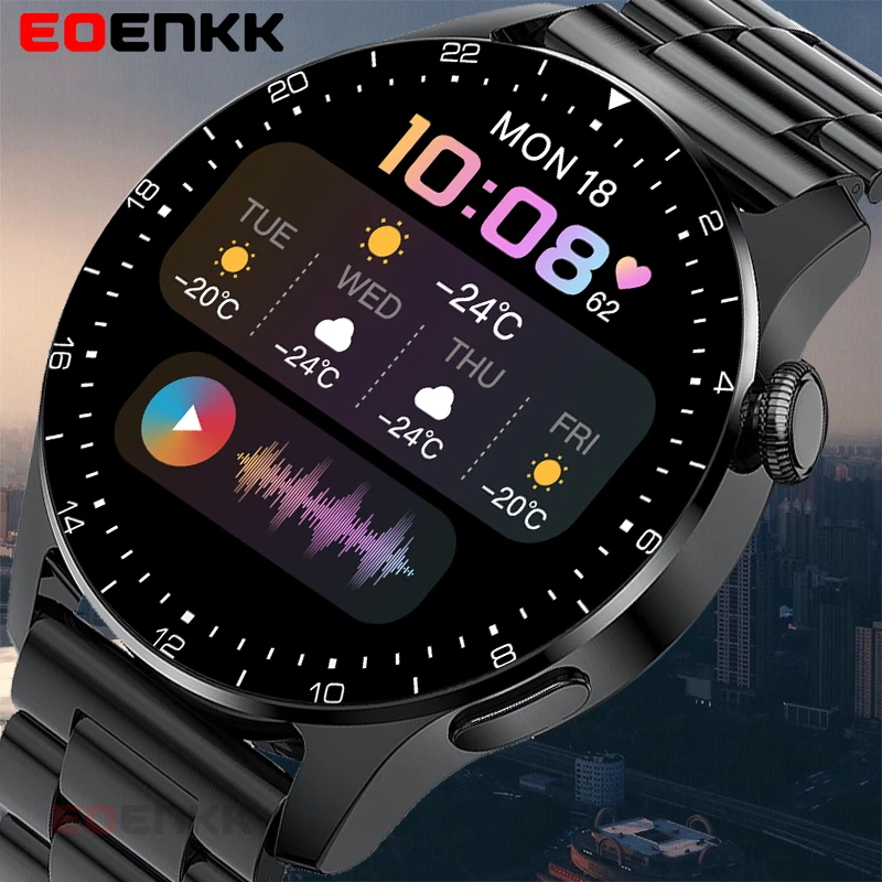 

Мужские Смарт-часы с сенсорным экраном, водонепроницаемые, IP68, Bluetooth