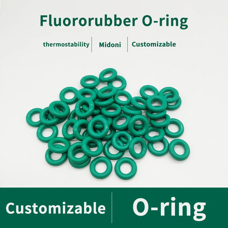 Уплотнительное кольцо фторруглеродное FKM 20 шт. толщина уплотнения CS 1/1 5 мм