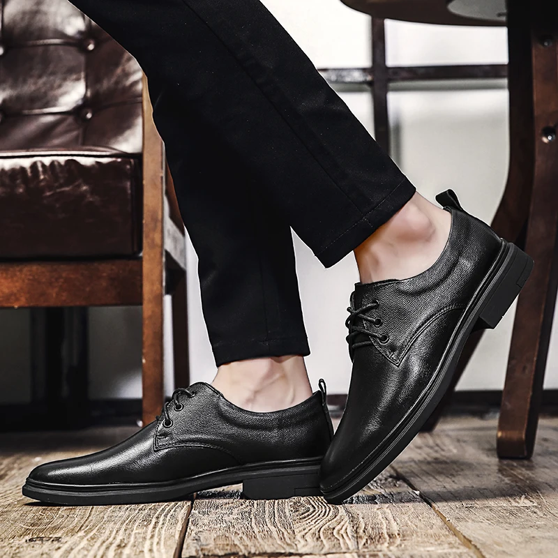 

Zapatos Hombre Casual Cuero Men's Moccasins Shoes Formal Leather For Men Casual Shoe Man Summer Business Fashion 2020 Mens
