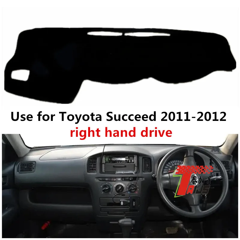Коврик Taijs для приборной панели автомобиля с правым рулем Toyota Triumph 2011-2012 полиэстер