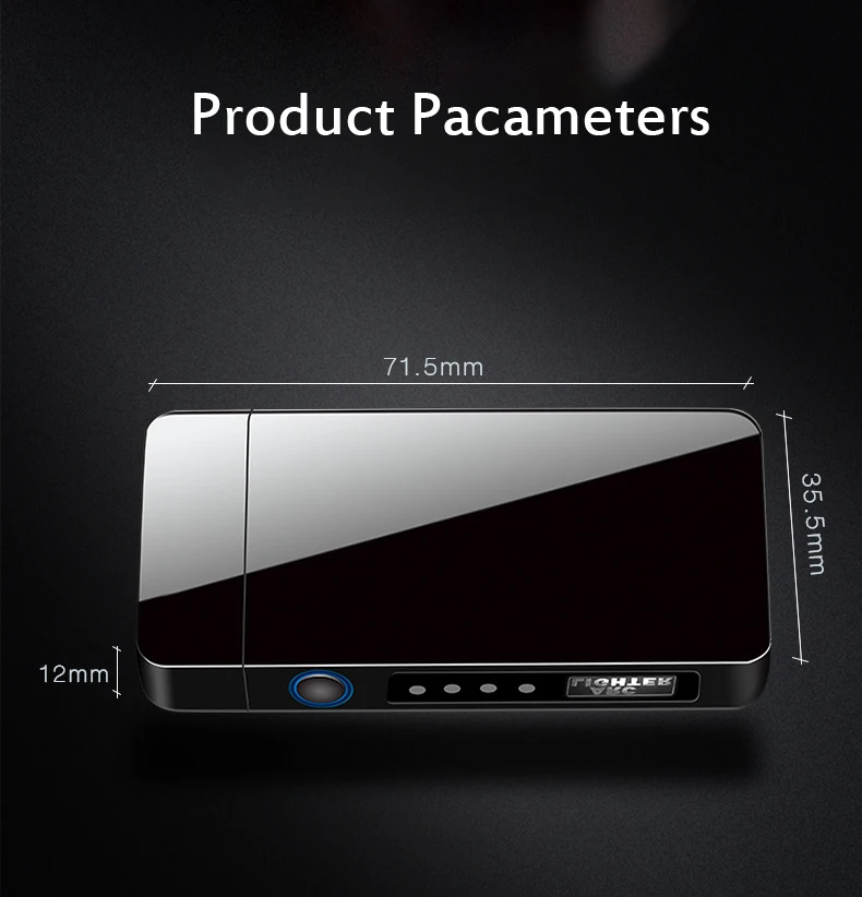 Импульсного двойной дуги электронная сигарета зажигалка ветрозащитный