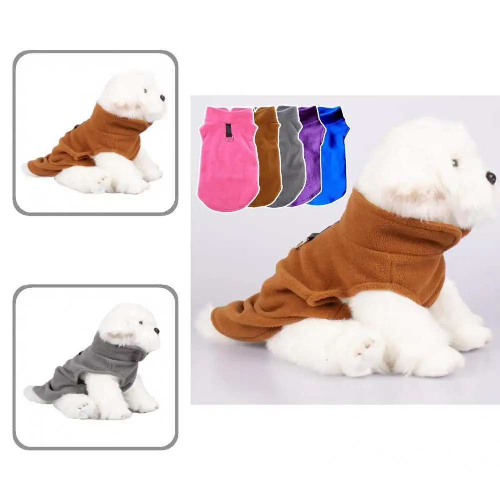 

Cozy Pet Clothes Fashionable Fine Workmanship Fleece Pet Puppy Sleeveless T-shirt Pet Costume Pet Vest