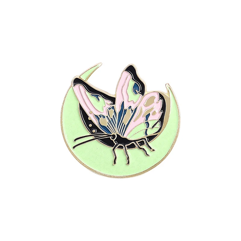 

Wonderful Insect Enamel Pin Moth Butterfly Brooches Lapel Pin Badges Hat Backpack Accessories Kids Friends Jewelry Gifts