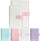 A5A6 классический отрывными листами Кольцо Связующий дневник Тетрадь крышка Романтические Розовые еженедельно ежемесячный планировщик Бумага замены крышки объектива с потайными страницами