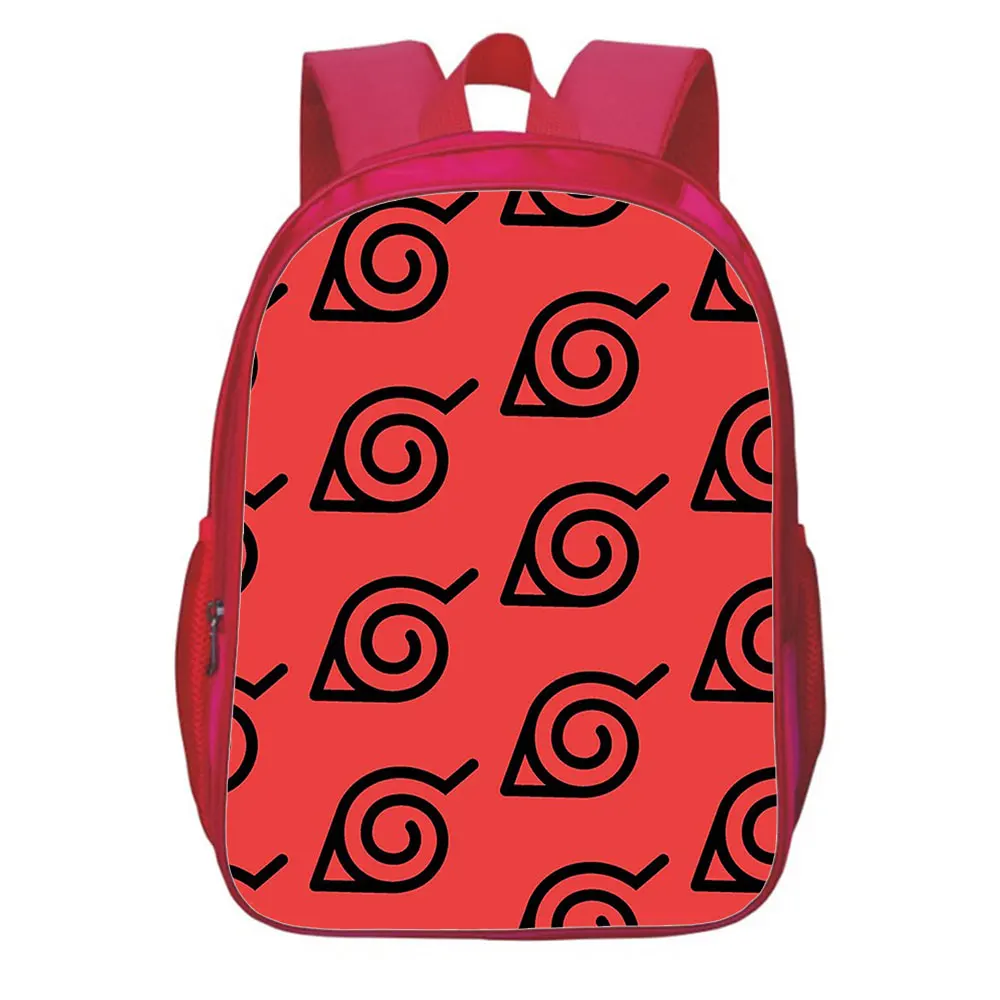 

13inch Japan Anime 3D Print Cartoon Akatsuki Backpack Teens Uzumaki Bag Fashion Akatsuki Anime Backbags Boy Girl Schoolbag