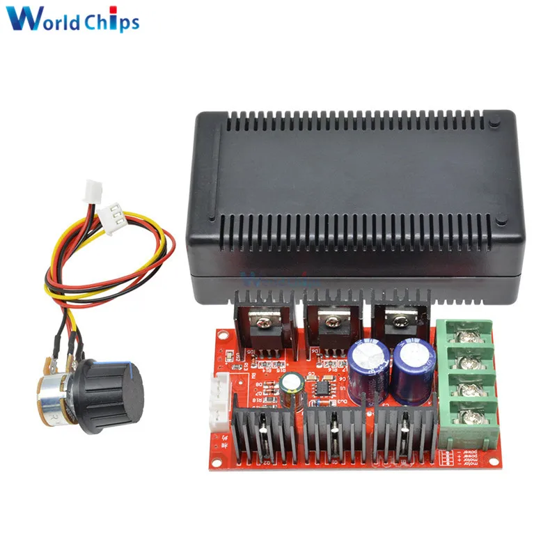 DC 12V 24V 48V 2000W макс 10-50V 40A контроллер скорости двигателя постоянного тока ШИМ HHO RC