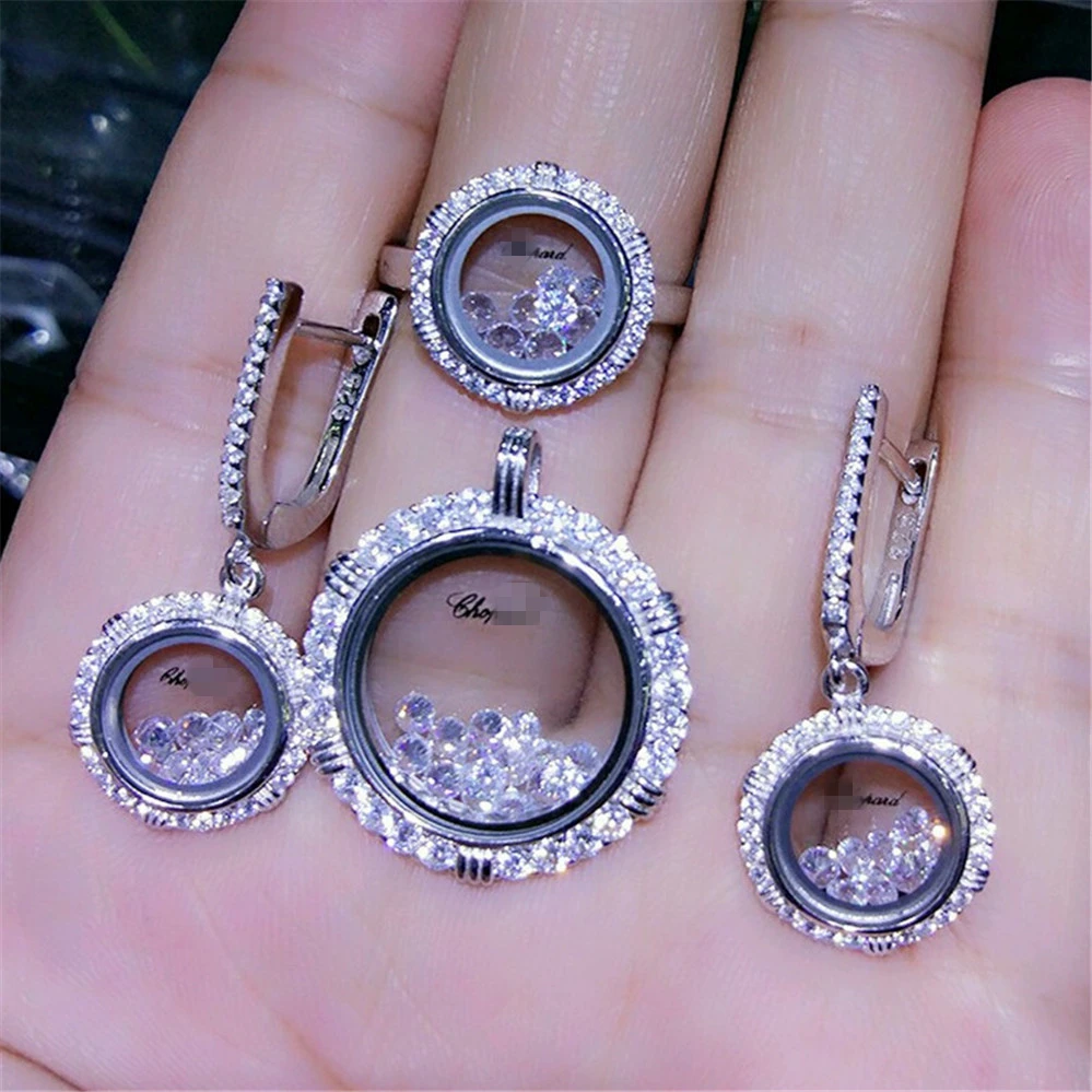 Cp93 роскошные свадебные и вечерние ювелирные изделия для женщин модные милые ААА