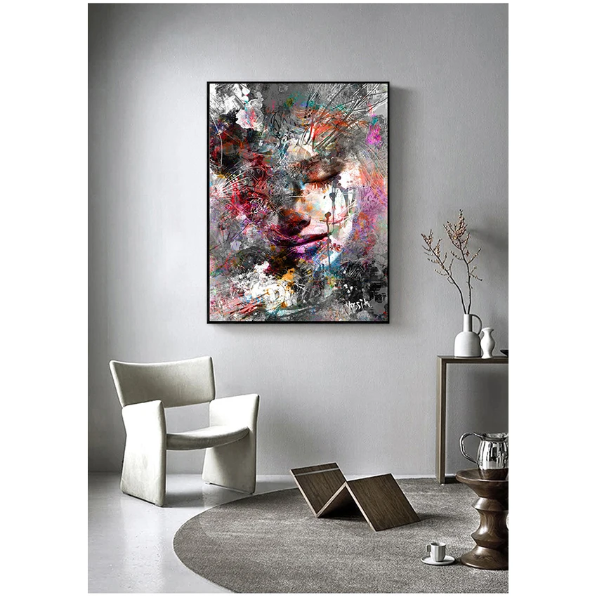 

Pop Art Wall Pictures For Living Room Abstract Girl Wall Paintings Print On Canvas Wall Art Prints Graffiti Art Prints