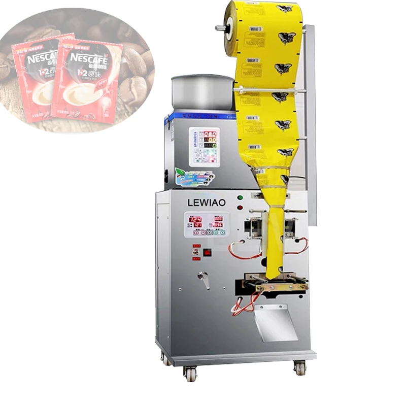Vertical Automatic Powder Particle Packing Machine For Coffee Tea Bag Produce Line