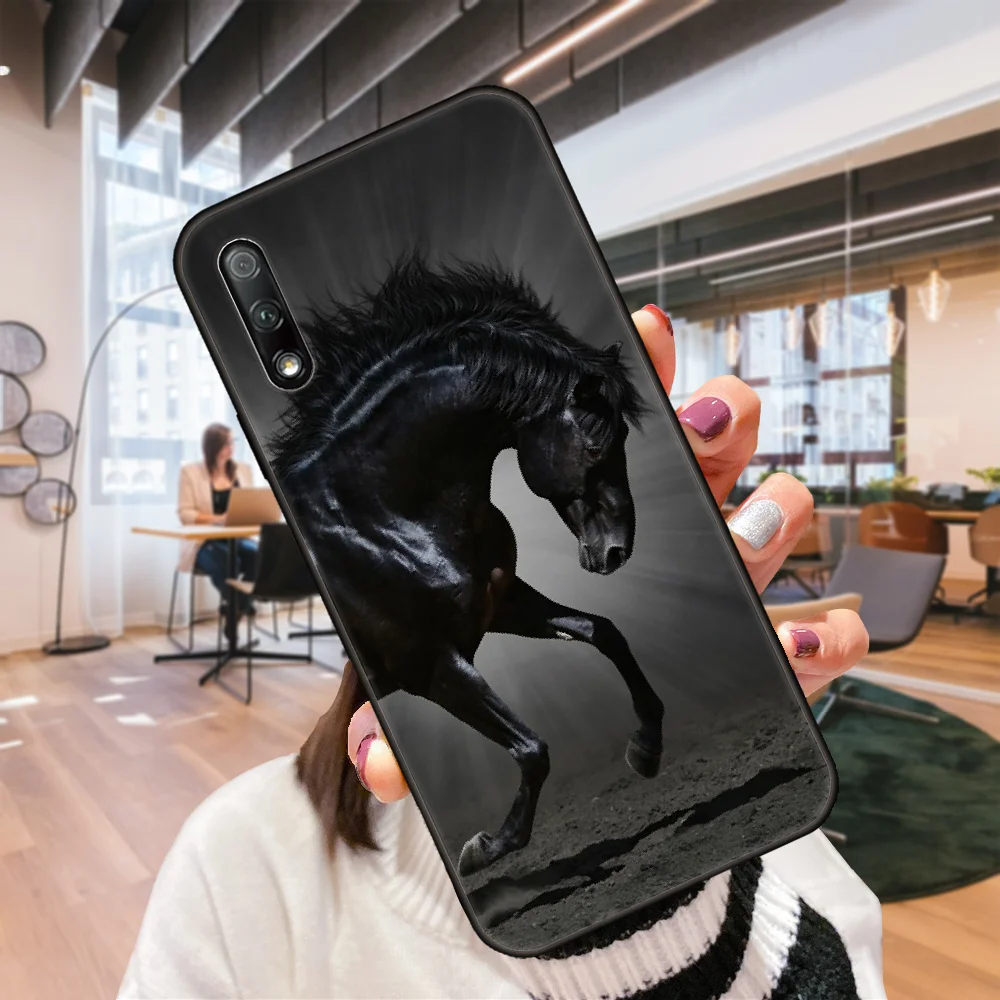Чехол-накладка для Huawei Honor 9X 9 10 8X 8A 8S 7X 7A i 20 Pro Lite черный силиконовый | Мобильные