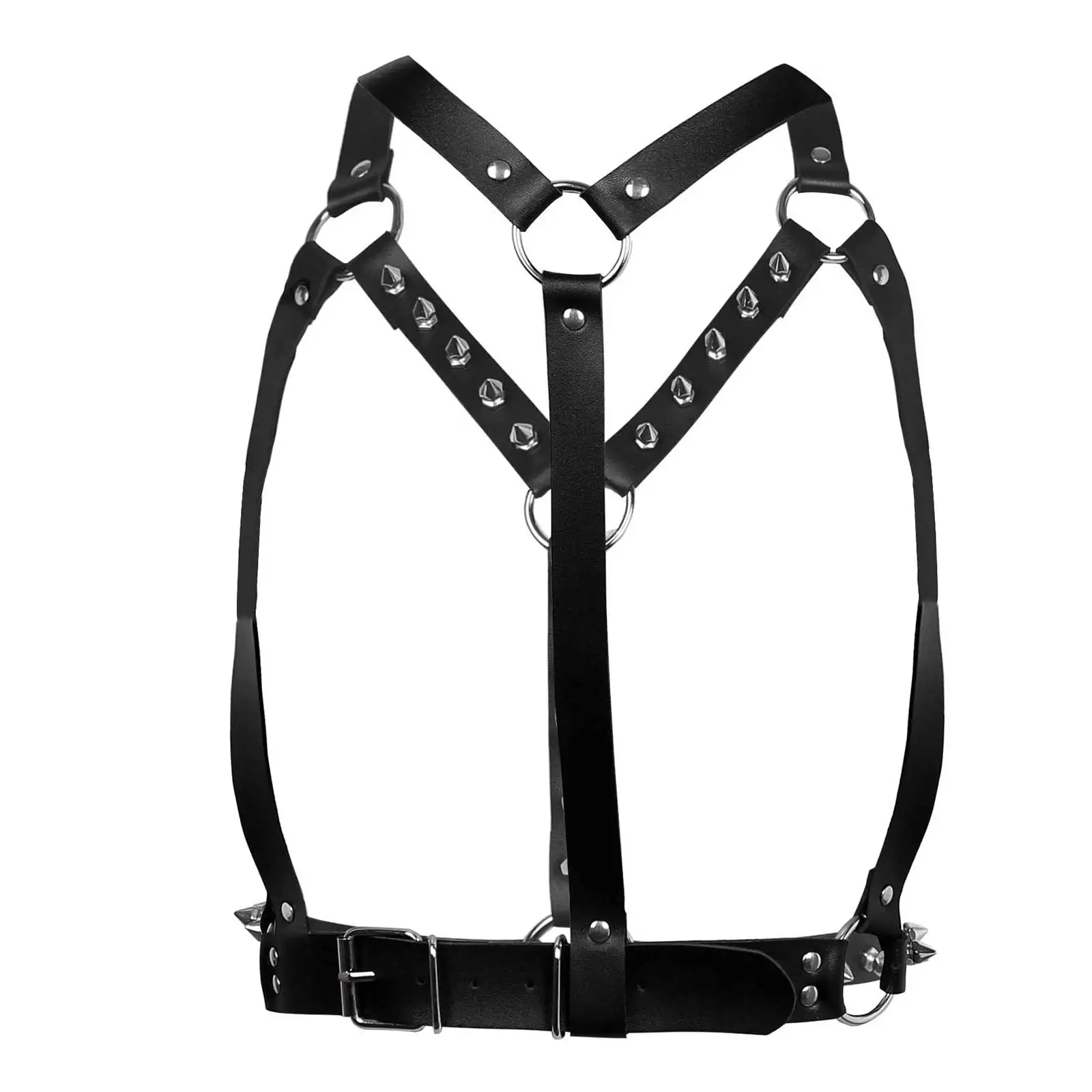 

Erotic Bra Top Lingerie Body Chest Belt Harness Cage with Adjustable Strap for Womens Carnival Rave Bra Masquerade Costumes