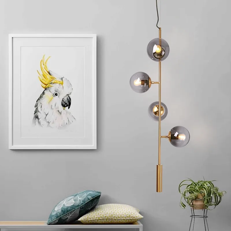 

modern led glass ball luminaria pendente luminaire suspendu lustre pendente kitchen fixtures bedroom dining room