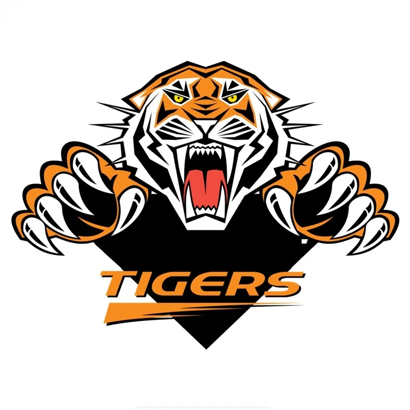 

Creative Violent Tiger Personality Color Car Stickers PVC High-quality Bumper Body Window Decoration Sunscreen Exquisite Decals