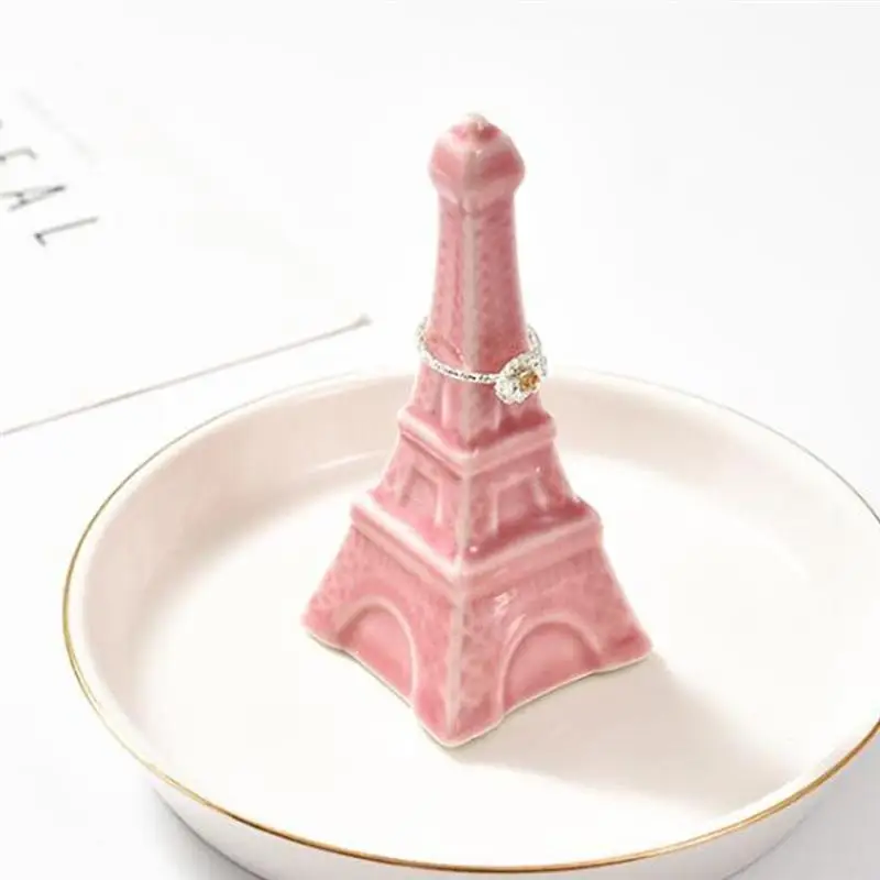 Керамическая тарелка органайзер для хранения ювелирных изделий декоративное