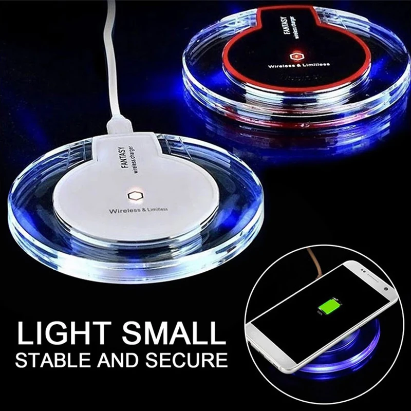 

Qi Wireless Charger Suitable for IPhone 13 12 11 Pro XS Max XR Samsung Xiaomi Huawei Fashion Charging Stand Wireless Charger