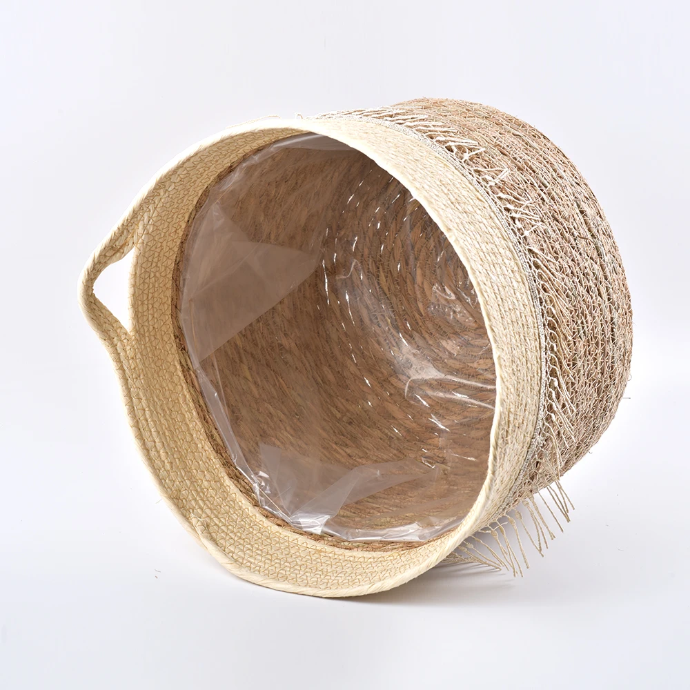 Корзина для хранения одежды романтичная плетеная домашняя корзина ручной работы