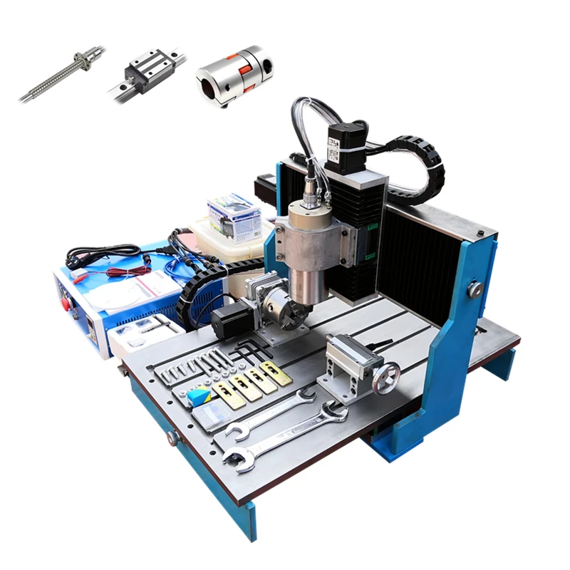 DIY cnc 6040 металлический деревообрабатывающий станок usb параллельный порт 1 5 кВт 4