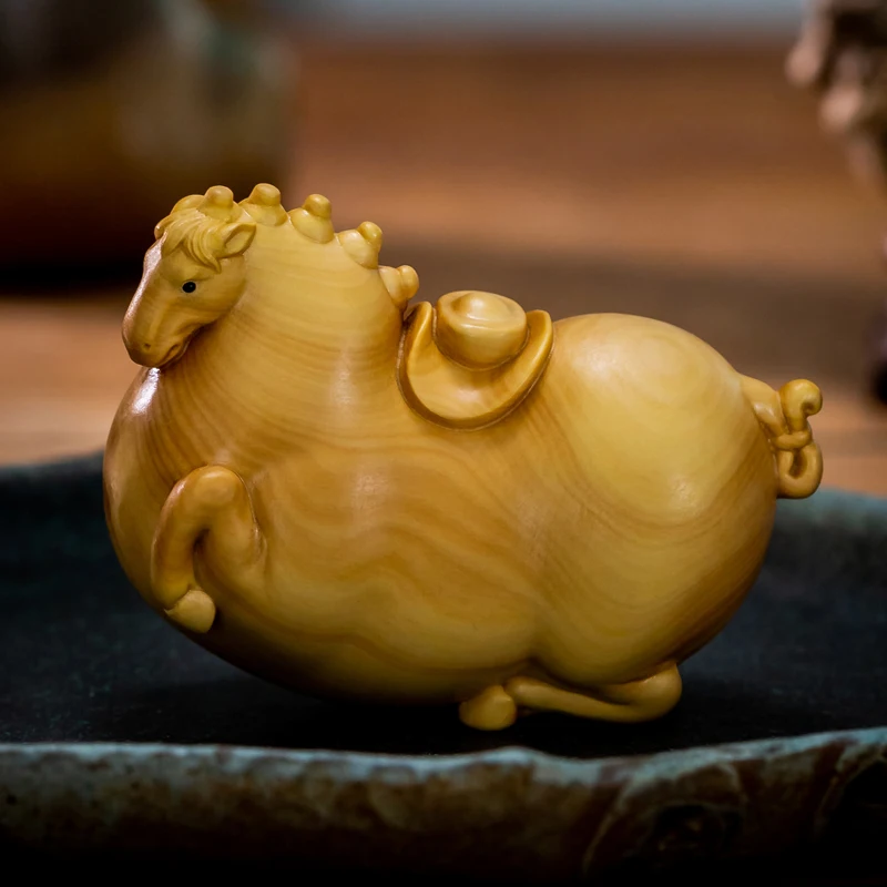 Ручная резная Статуэтка XS172-8CM статуэтка животного Домашний Декор-скульптура