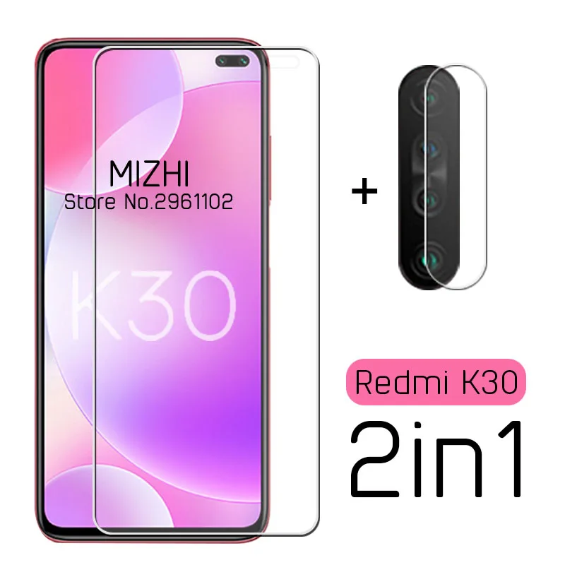 Стекло для объектива камеры 2 в 1 redmi k30 закаленное стекло защиты экрана xiaomi k 30 xiomi