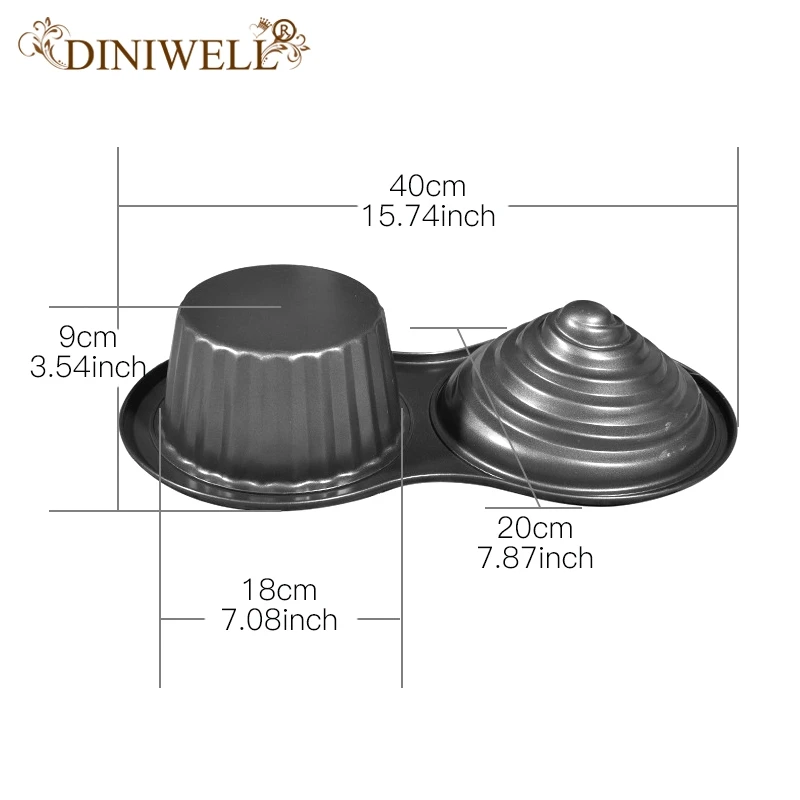 Антипригарная гигантская кекс сковорода 3D углеродистая сталь Jumbo сковороды