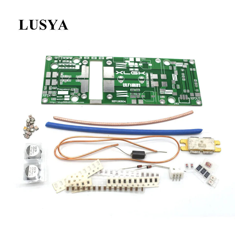 Панель усилителя мощности Lusya UHF 100 Вт FM VHF 400 МГц 470 RF комплекты сделай сам для