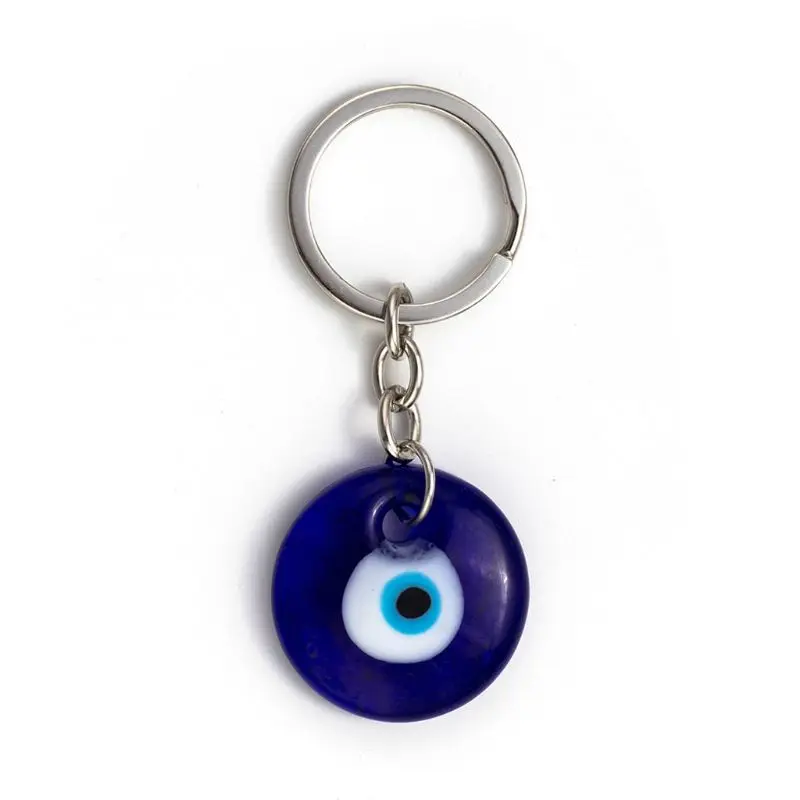 

Turkish Blue Evil Eye Keychain Car Key Ring Amulet Lucky Charm Hanging Pendant Jewerly