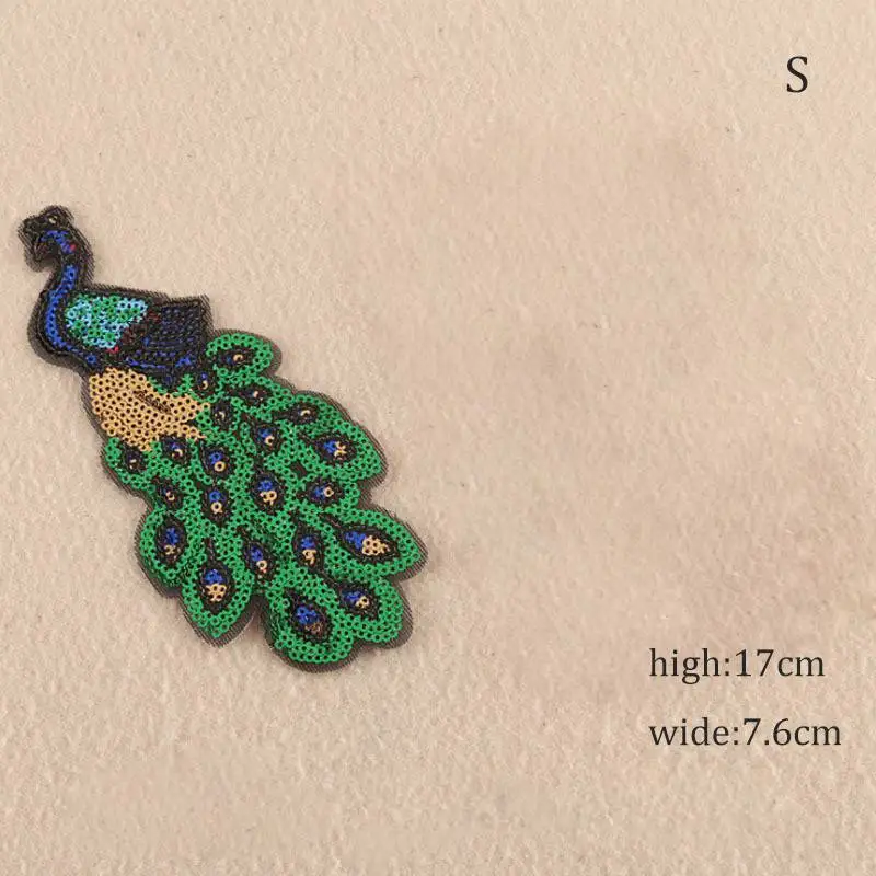 DIY Craft Diy Accessory Party Decoration 1PCS Hot Sale Peacock Sequins Patches For Clothing Sewing Garment Applique Embroidery | Дом и сад
