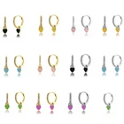 Серьги-подвески женские из серебра 925 пробы, золотыесеребряные, 2021