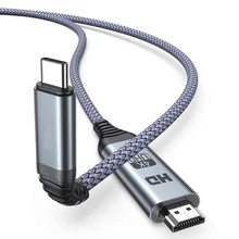 USB C ถึงสาย HDMI 4K 60Hz USB 3.1ประเภท C USB-C HDMI 2.0สายเคเบิลอะแดปเตอร์ Thunderbolt 3สำหรับ Macbook Pro XPS 13 Samsung S9 S12