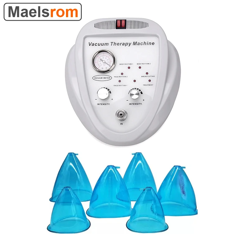 New Big Blue Cup Buttock Breast Enlargement, Buttock Lifting Massager, Vacuum Pump Suction Device Butt Vaccum Machine