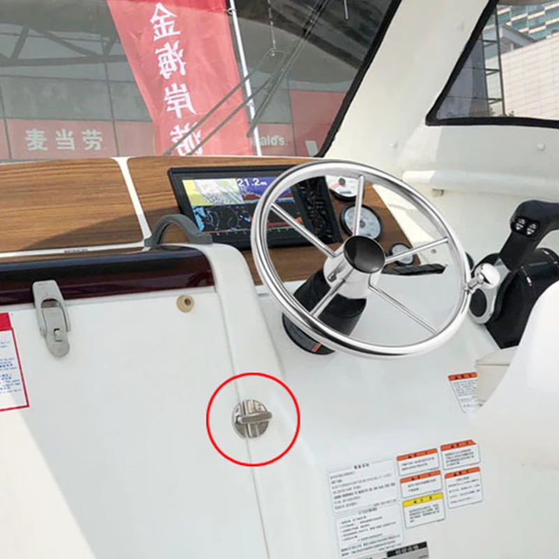 

1 шт. круглая пряжка коробки, Морская Лодка, дверь, шкаф, Люк, круглая Поворотная защелка, морское оборудование, аксессуары