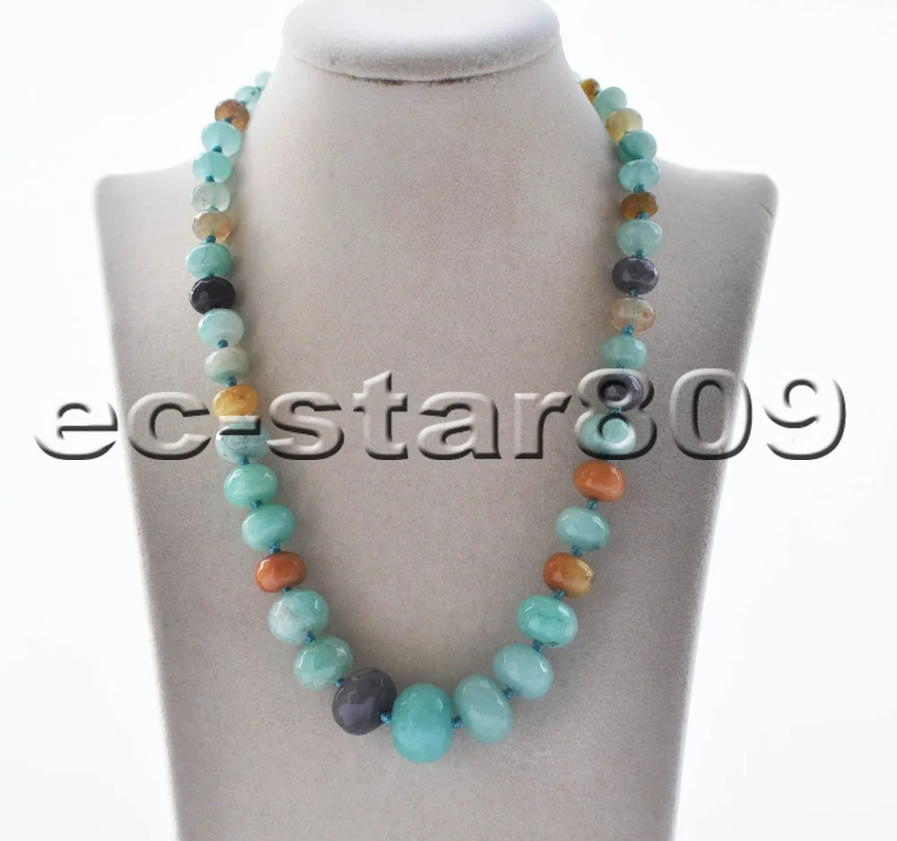 

MTC · STAR Z10117, 19 дюймов, 20 мм, граненые бусины с круглым синим камнем