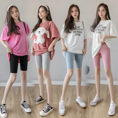 

Свободные леггинсы с пятиконечной точкой, новая летняя модель, женская верхняя одежда, большие размеры, колготки, шорты