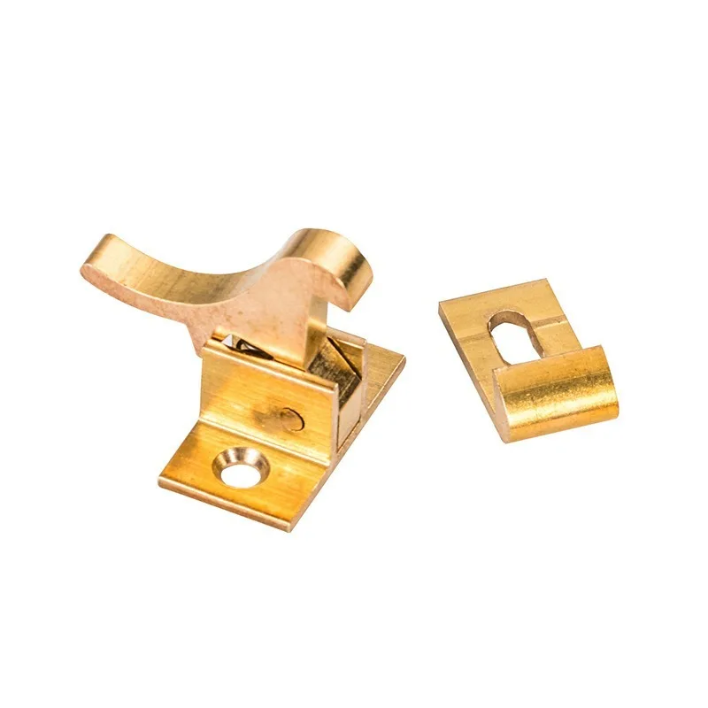 2 шт. автоматическая пряжка из чистой меди с имитацией медного болта|Засовы| |