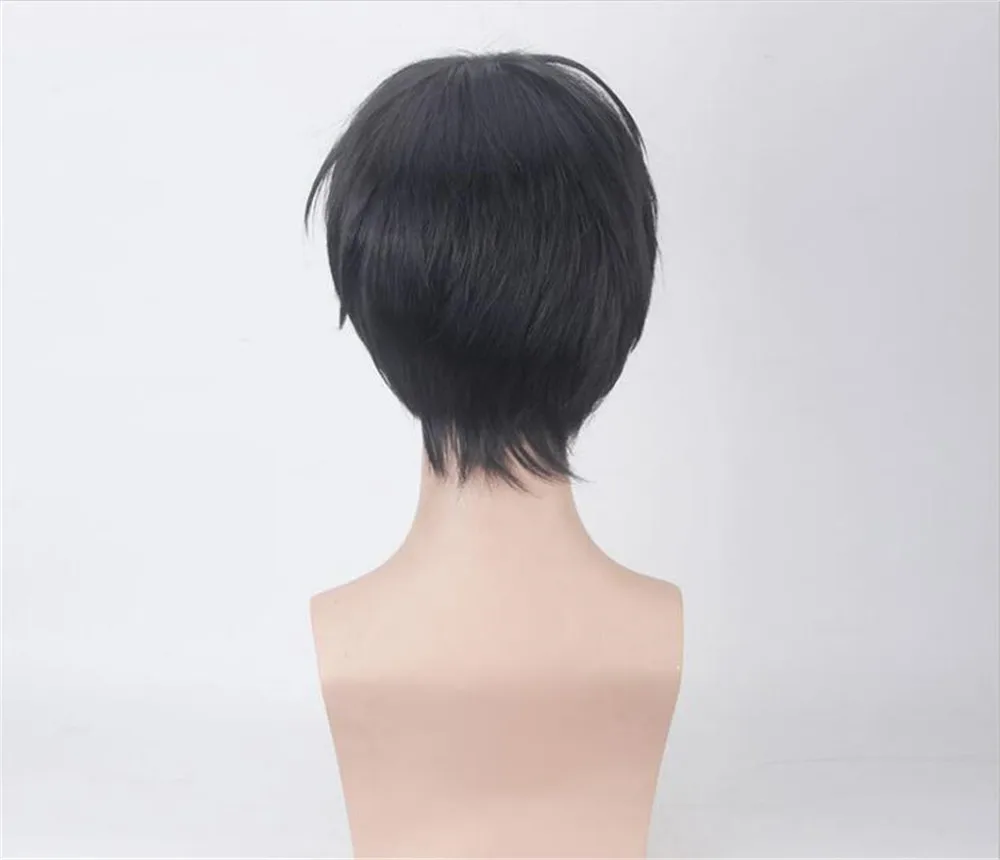 Аниме ангелы смерти косплей парик синтетический черный мужской волос Зак Айзек