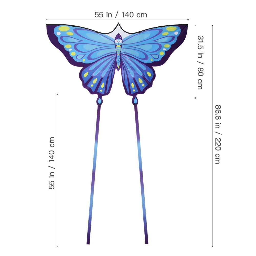 

Clispeed Kite Easy to Fly Colorful Kite with Long Tails Awesome Beach and Outdoor for Family (Comes with 100m