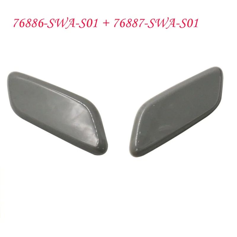 

For Honda CR-V Headlight Washer cap 376886-SWA-S01 Left+Right Trim Covers 2Pcs Set Practical