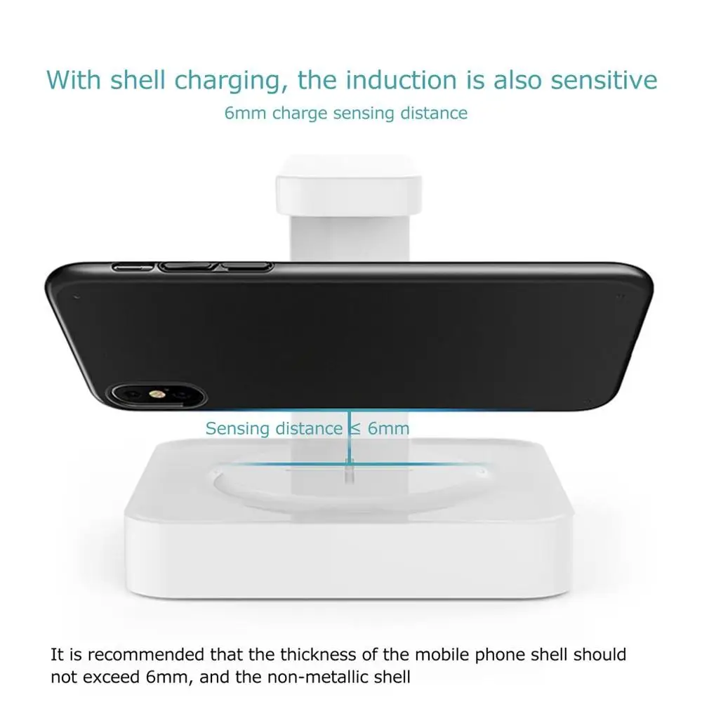 2 в 1 телефон УФ дезинфицирующее устройство Беспроводная Быстрая зарядка