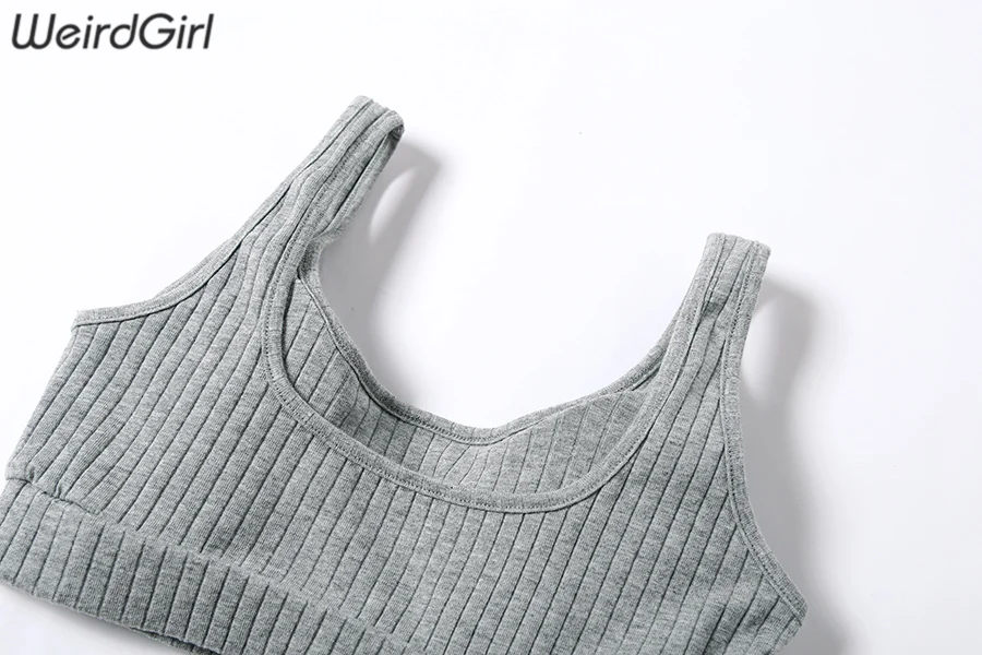 Weirdgirl/женские комплекты из 2 предметов, спортивный костюм для фитнеса, винтажный эластичный Топ на бретелях с подушечками, длинные леггинсы с высокой талией, повседневная спортивная одежда, новинка