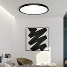 Ультратонкий потолочный светодиодный светильник, круглая квадратная современная лампа с поверхностным креплением для гостиной, кухни, 9 Вт, 18 Вт, 24 Вт, 36 Вт, 38 Вт