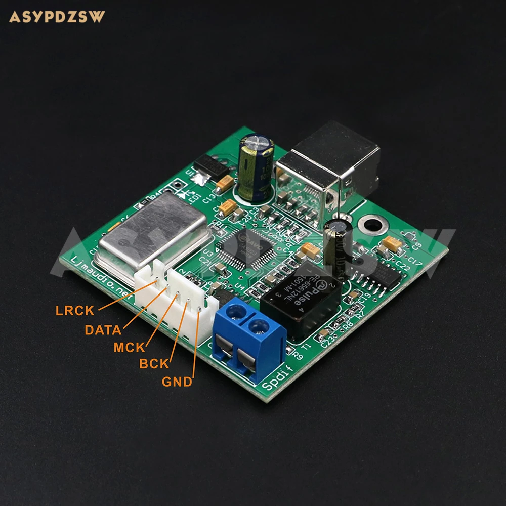 USB к SPDIF коаксиальный I2S процессор готовая плата TE7022 чип поддерживает 24 битный 96K