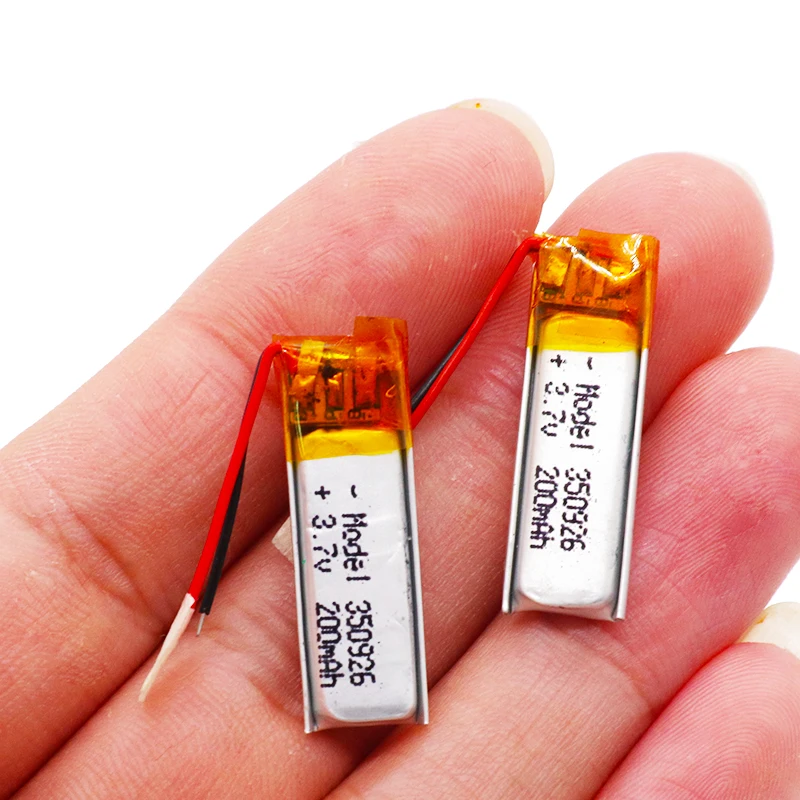 Литий-полимерный аккумулятор 200 мАч 3 7 в 350926 литий-полимерный литий-ионный